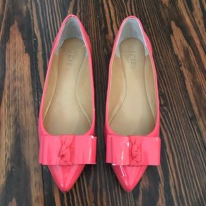 J. Crew pink flats